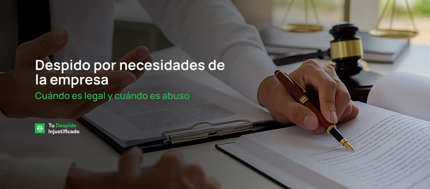 Despido por necesidades de la empresa: cuándo es legal y cuándo es abuso
